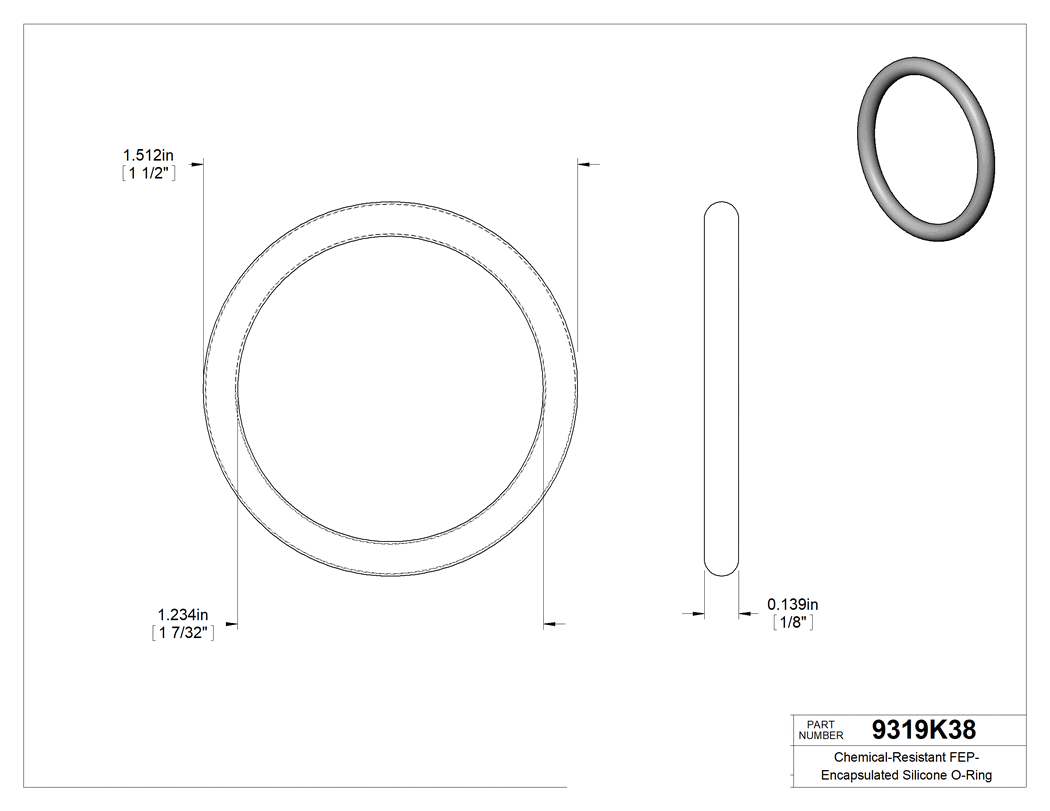Technical drawing - 9319K38